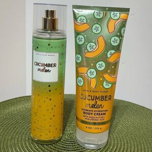 Bath & Body Works Hope Cucumber Melon set of 2 NWT